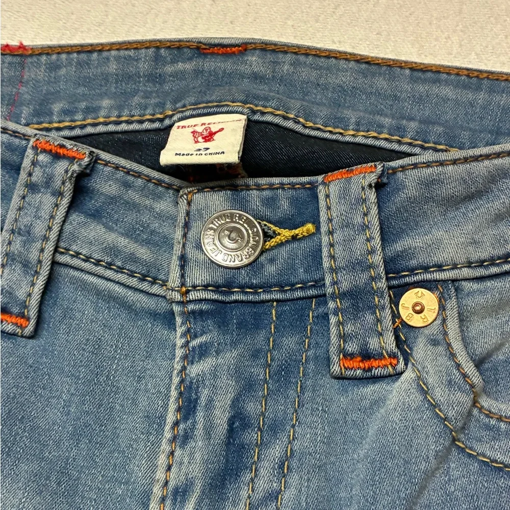 NWT True Religion Women Blue Jeans Size 27 Jennie Curvy Skinny - Picture 9 of 16